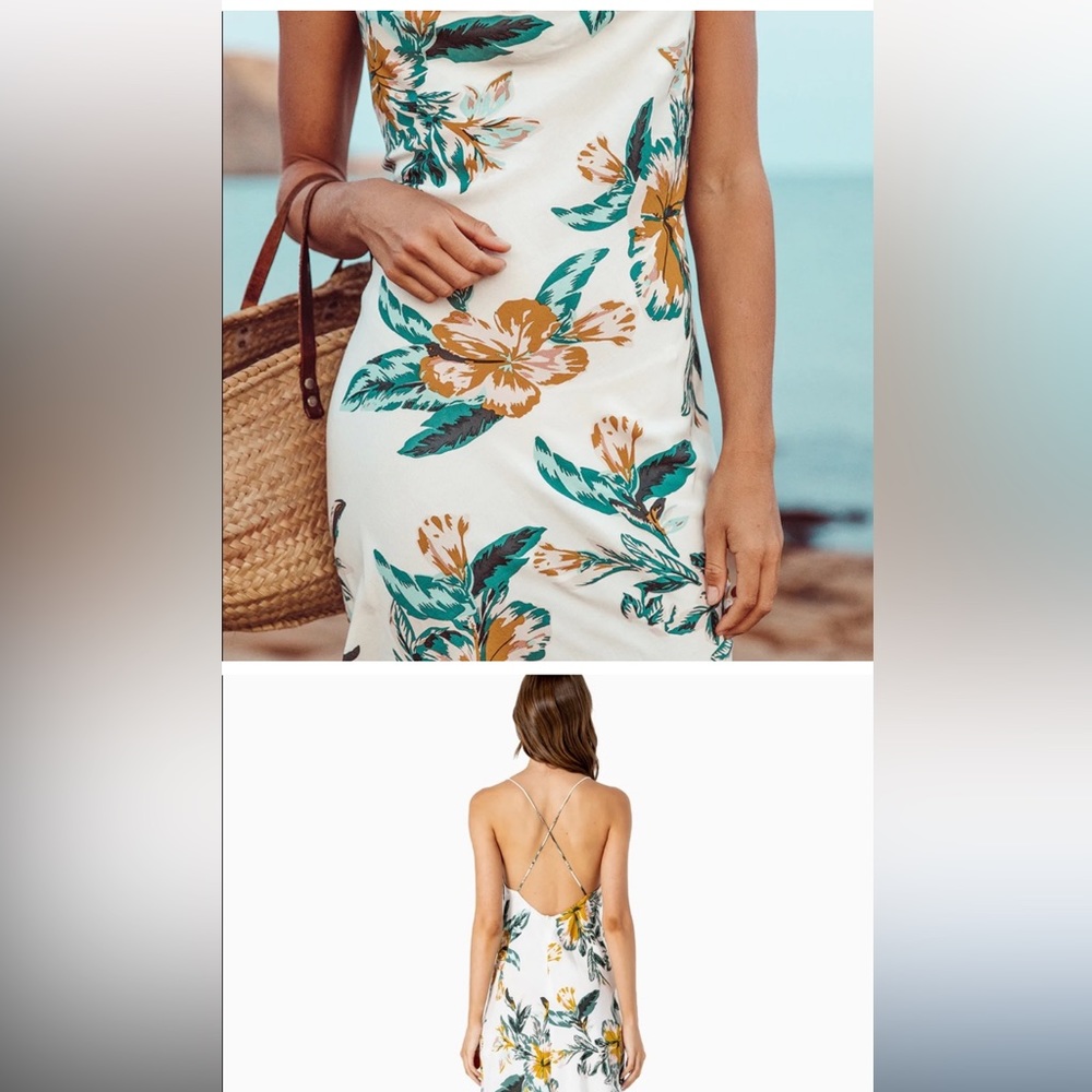 Le Salty slip dress never worn, like new.